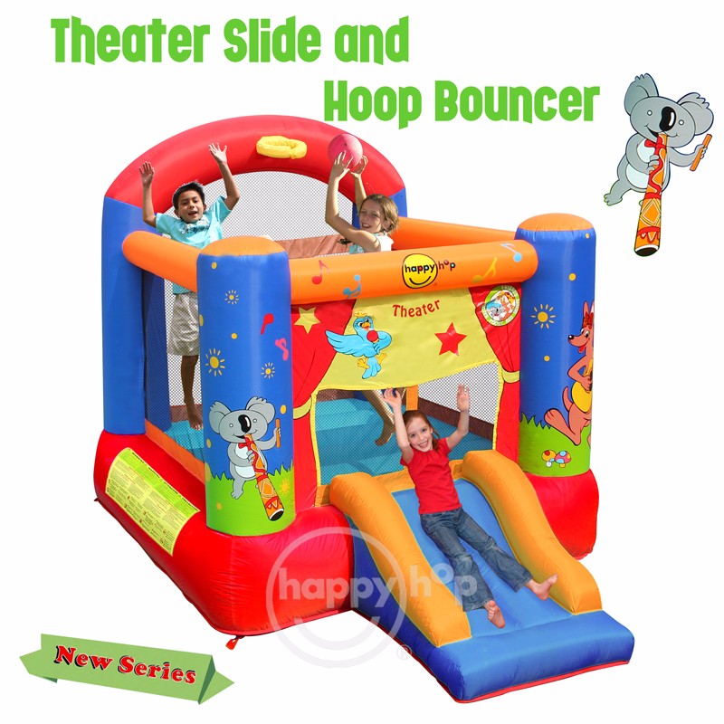 9304T -- Theater Slide and Hoop Bouncer