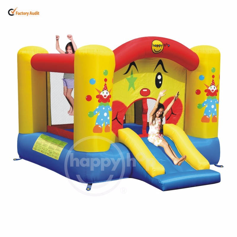 9201-Clown Slide and Hoop Bouncer