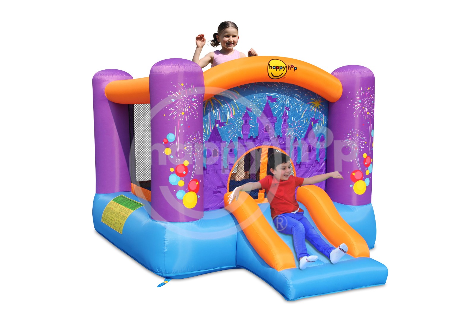 9201F-Firework Bouncer With Slide